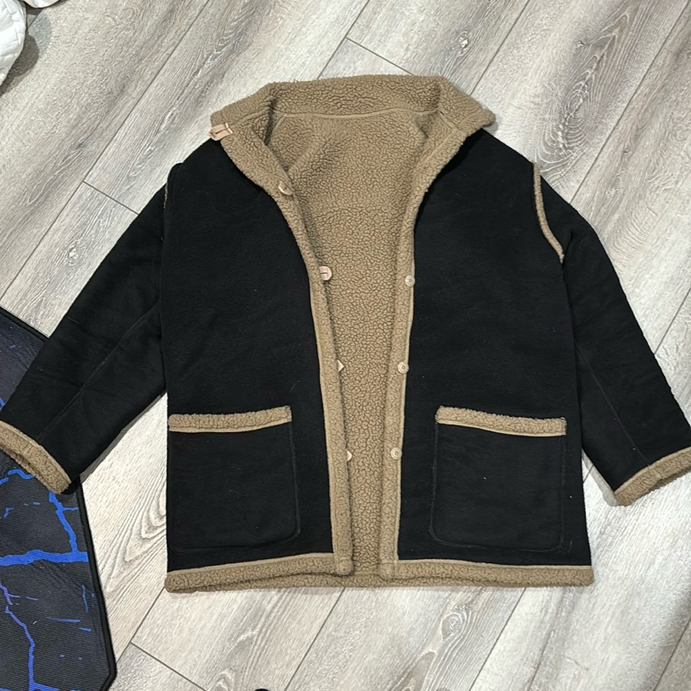 Vintage spanner sport furry lined jacket